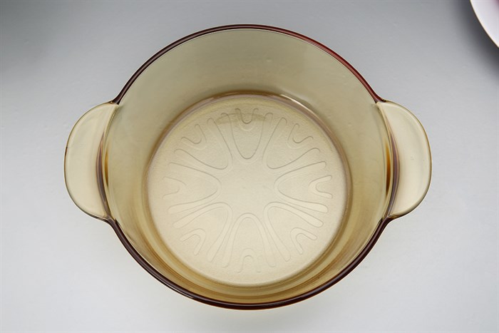 Nồi thủy tinh nắp thủy tinh 21 cm Luminarc Amberline Granite 2 lít Màu Nâu