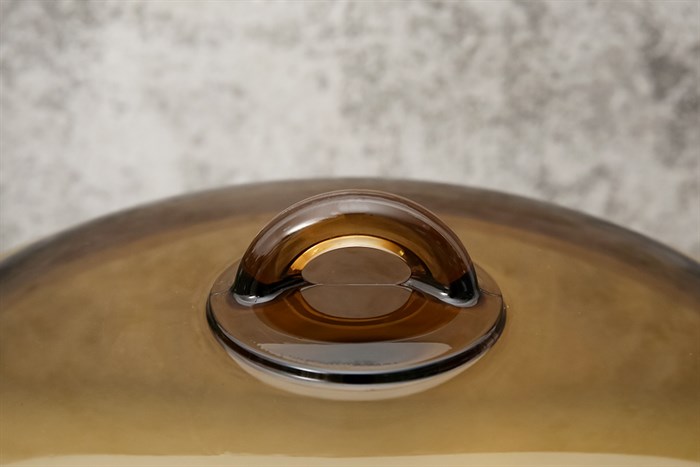 Nồi thủy tinh nắp thủy tinh 25 cm Luminarc Amberline Granite 5 lít Màu Nâu