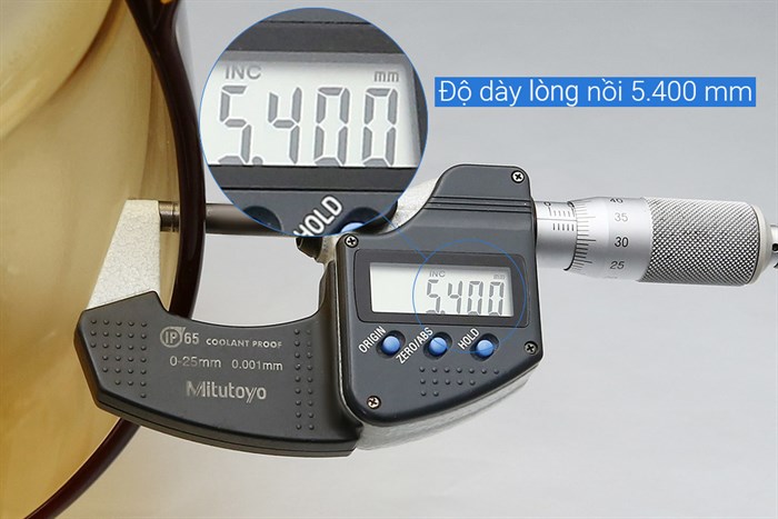 Nồi thủy tinh nắp thủy tinh 25 cm Luminarc Amberline Granite 5 lít Màu Nâu