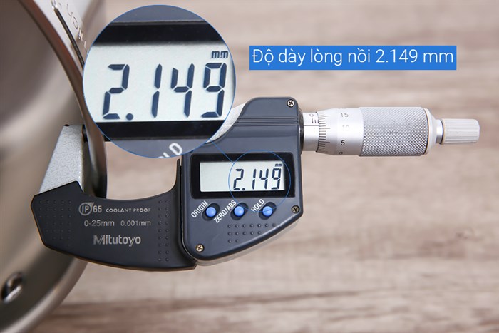 Nồi inox 3 đáy nắp kính 16 cm Elmich Trimax Eco EL-3991 Màu Inox