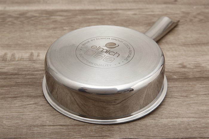 Bộ chảo quánh inox 3 đáy 14 cm Elmich Trimax Baby EL-3794 Màu Inox