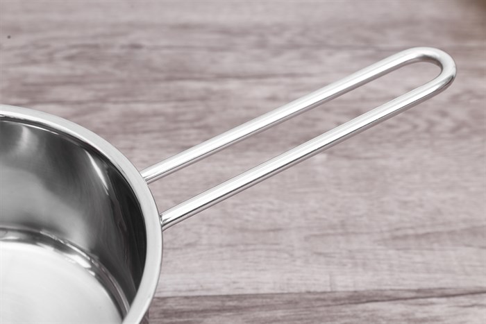 Quánh inox 3 đáy nắp kính 16 cm Fivestar Q16-5DG Màu Inox