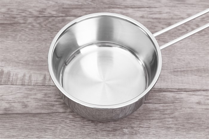 Quánh inox 3 đáy nắp kính 16 cm Fivestar Q16-5DG Màu Inox