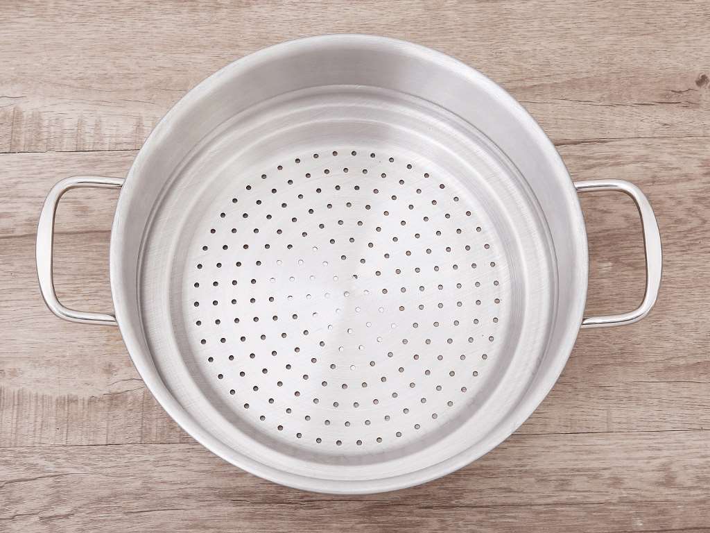 Bộ nồi xửng inox 430 3 đáy Duxton DG-NX24-3DK 24cm 8