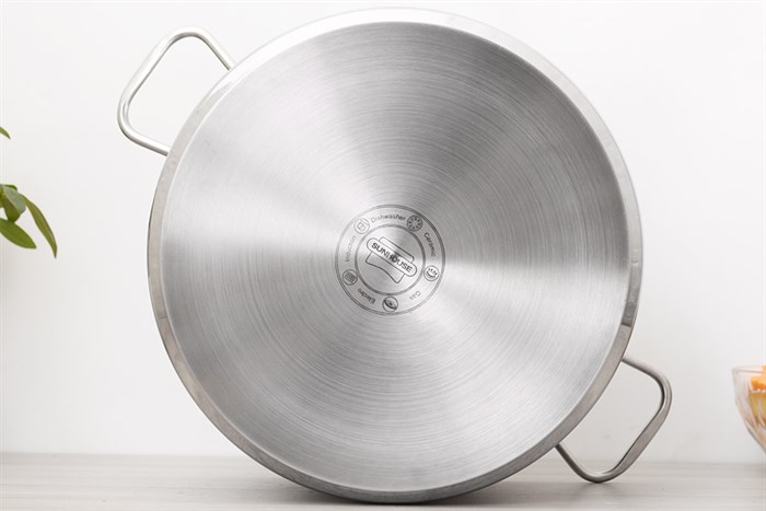 Nồi inox 3 đáy nắp inox 30 cm Sunhouse SHG300-30 Màu Bạc Inox