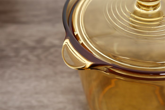 Nồi thủy tinh nắp thủy tinh 15 cm Visions VSF-12STW/CL1 1.2 lít Màu Vàng đồng