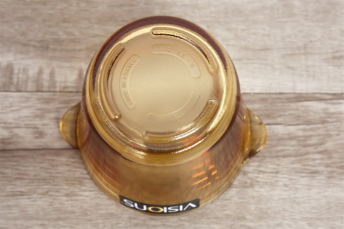 Nồi thủy tinh nắp thủy tinh 15 cm Visions VSF-12STW/CL1 1.2 lít Màu Vàng đồng