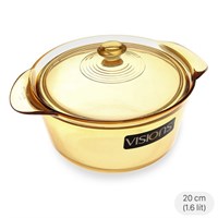 Nồi thủy tinh nắp thủy tinh 20 cm Visions VSF-16/CL1 1.6 lít