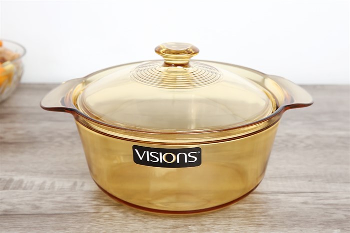 Nồi thủy tinh nắp thủy tinh 24 cm Visions VSF-28/CL1 2.8 lít