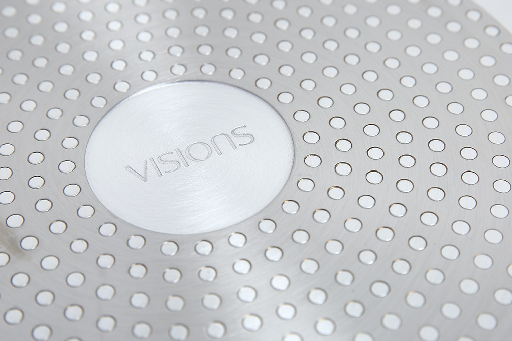 Mâm thép chuyển từ 24 cm Visions VS-IND-24PL/GD Màu Vàng đồng