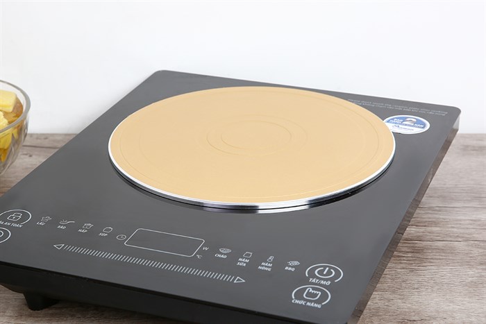 Mâm thép chuyển từ 24 cm Visions VS-IND-24PL/GD Màu Vàng đồng