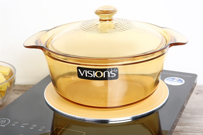 Mâm thép chuyển từ 24 cm Visions VS-IND-24PL/GD Màu Vàng đồng