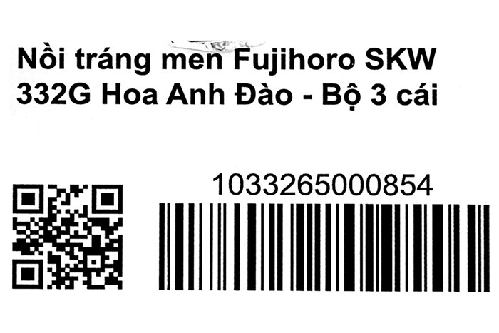 Bộ 3 nồi thép Nippon tráng men Fujihoro SKW-332G Màu Trắng