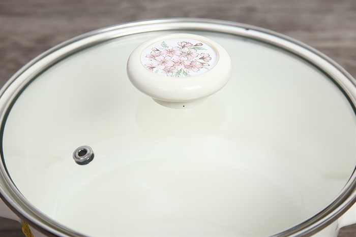 Bộ 3 nồi thép Nippon tráng men Fujihoro SKW-332G Màu Trắng