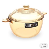 Nồi thủy tinh nắp thủy tinh 19 cm Visions VS-1.5/CL1 1.5 lít