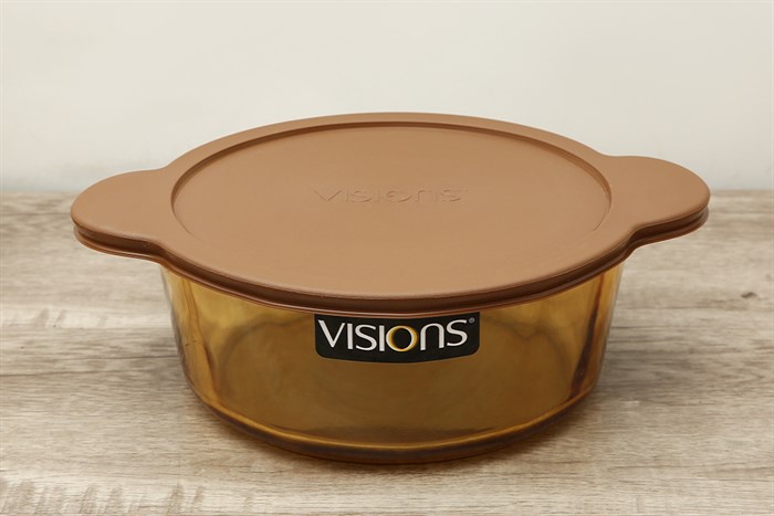 Nồi thủy tinh nắp thủy tinh 22 cm Visions VS-22/CL1 2.25 lít Màu Nâu