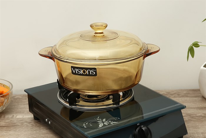 Nồi thủy tinh nắp thủy tinh 24 cm Visions VS-32/CL1 3.25 lít Màu Nâu