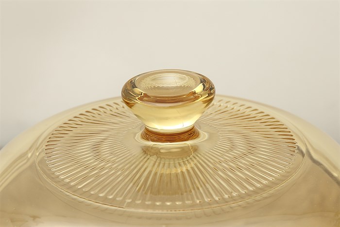 Quánh thủy tinh nắp thủy tinh 16 cm Visions VSP-1/CL1 1 lít Màu Nâu