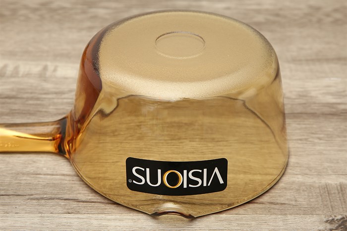 Quánh thủy tinh nắp thủy tinh 16 cm Visions VSP-1/CL1 1 lít Màu Nâu