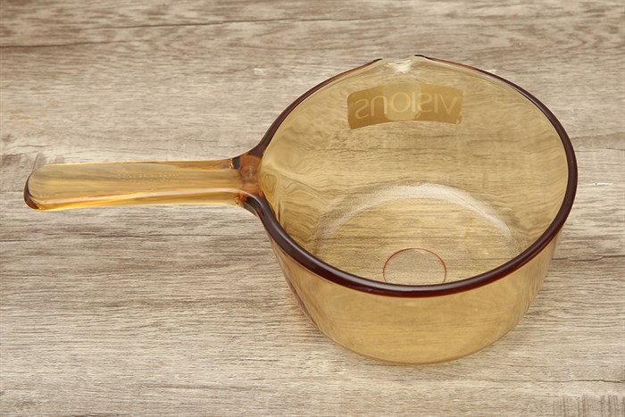 Quánh thủy tinh nắp thủy tinh 16 cm Visions VSP-1/CL1 1 lít Màu Nâu