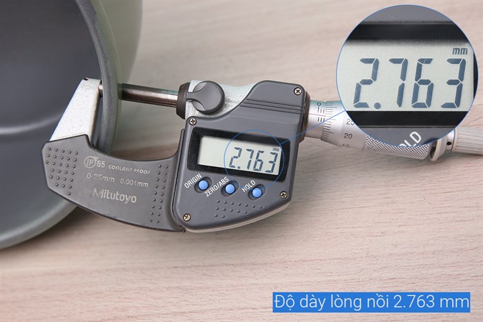 Nồi nhôm nắp kính 16 cm Happycook HCA-CG16 Màu Xanh mint