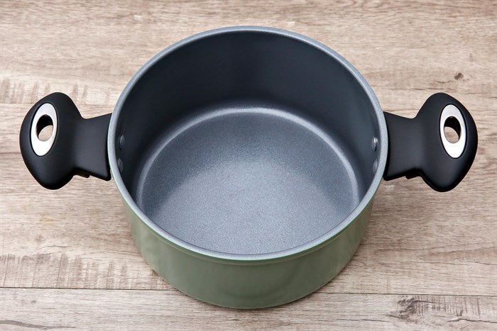 Nồi nhôm nắp kính 20 cm Happycook HCA-CG20 Màu Xanh mint