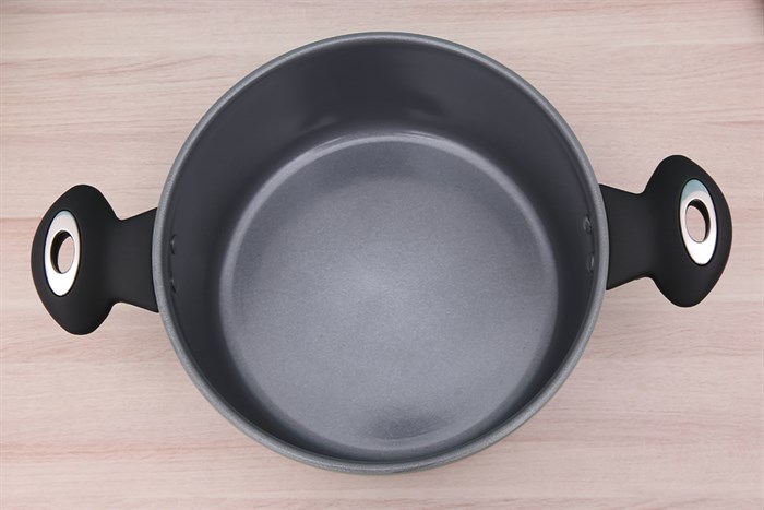 Nồi nhôm nắp kính 24 cm Happycook HCA-CG24 Màu Xanh mint