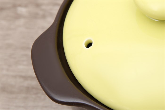 Nồi đất nắp sứ 12 cm Dong hwa Tucbeghi 500A 0.4 lít Màu Đen