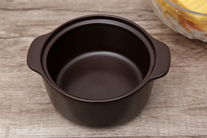 Nồi đất nắp sứ 12 cm Dong hwa Tucbeghi 500A 0.4 lít Màu Đen