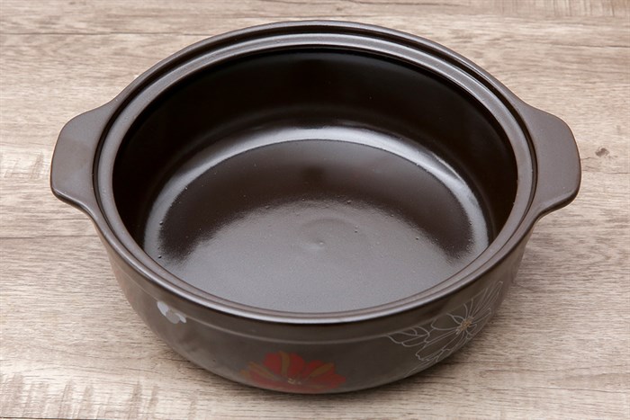 Nồi đất nắp kính 24 cm Dong hwa Tucbeghi GF-705 2.68 lít Màu Đen