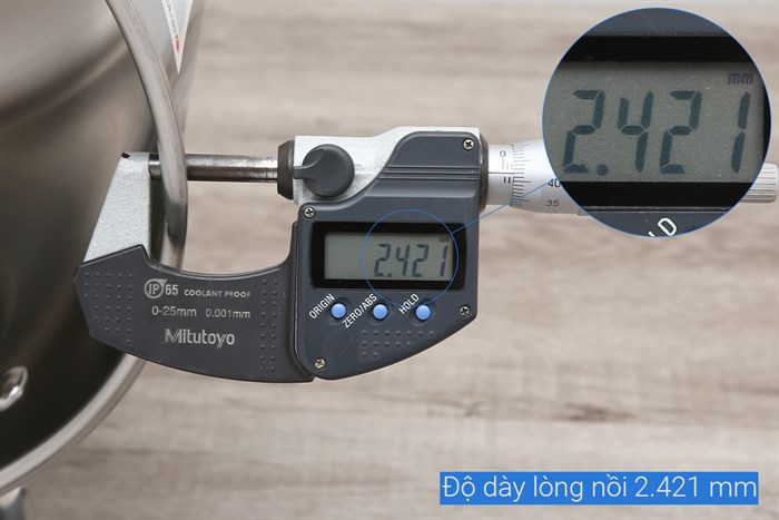 Nồi inox 3 đáy nắp kính 28 cm Elmich Tri-Max 2353736 Màu Bạc Inox