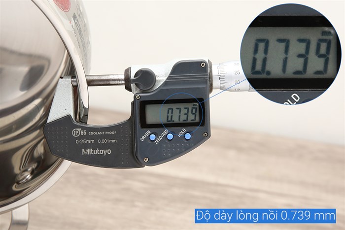 Nồi inox 3 đáy nắp kính 18 cm Elmich Celestine 2355275 Màu Bạc Inox