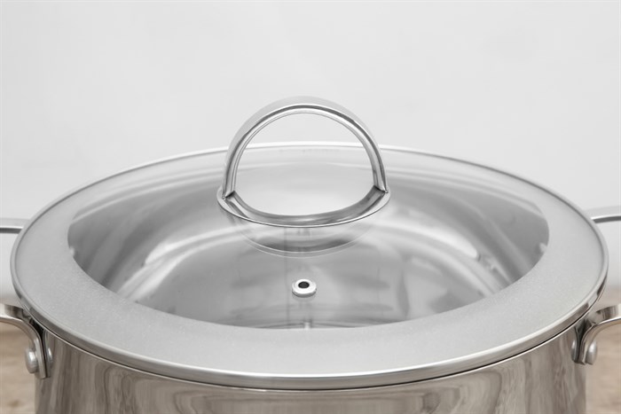 Nồi inox 3 đáy nắp kính 24 cm Elmich Celestine 2355278 Màu Bạc Inox