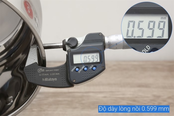 Nồi inox 3 đáy nắp kính 24 cm Elmich Celestine 2355278 Màu Bạc Inox