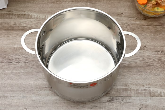 Nồi inox 3 đáy nắp kính 28 cm Elmich Celestine 2355279 Màu Bạc Inox