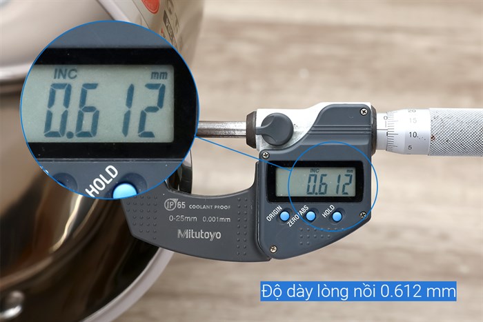 Nồi inox 3 đáy nắp kính 28 cm Elmich Celestine 2355279 Màu Bạc Inox