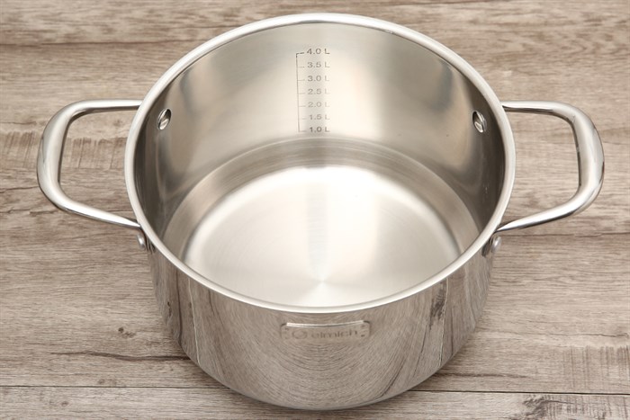 Bộ 3 nồi inox 3 đáy nắp kính Elmich Trimax Czech EL-3833 Màu Bạc Inox