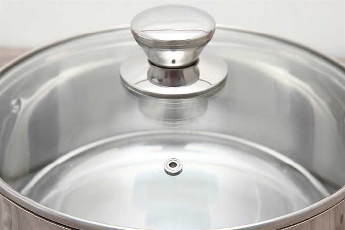 Bộ nồi chảo inox 3 đáy nắp kính Smartcook SM2101MN Màu Bạc Inox