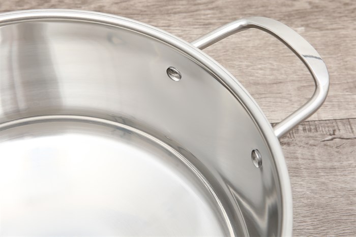 Bộ nồi chảo inox 3 đáy nắp kính Smartcook SM2101MN Màu Bạc Inox