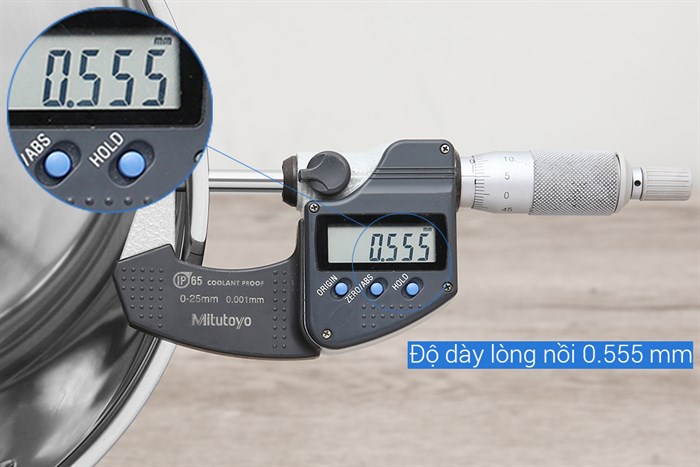 Bộ nồi chảo inox 3 đáy nắp kính Smartcook SM2101MN Màu Bạc Inox