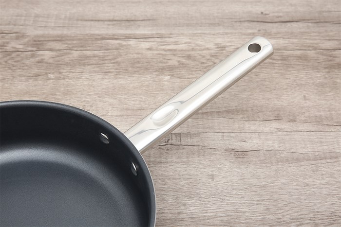 Bộ nồi chảo inox 3 đáy nắp kính Elmich Trimax ECO EL-8003 Màu Bạc Inox