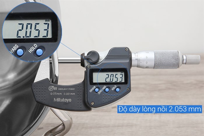 Bộ nồi chảo inox 3 đáy nắp kính Elmich Trimax ECO EL-8003 Màu Bạc Inox