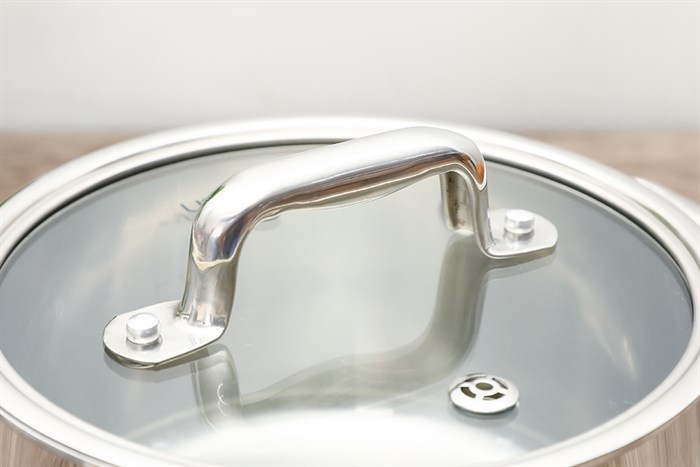 Bộ 3 nồi inox 3 đáy nắp kính Elmich Trimax Eco EL-8000 Màu Bạc Inox