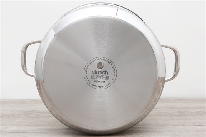 Bộ nồi xửng inox nắp kính 28 cm Elmich Trimax Cz EL-3831 Màu Bạc Inox