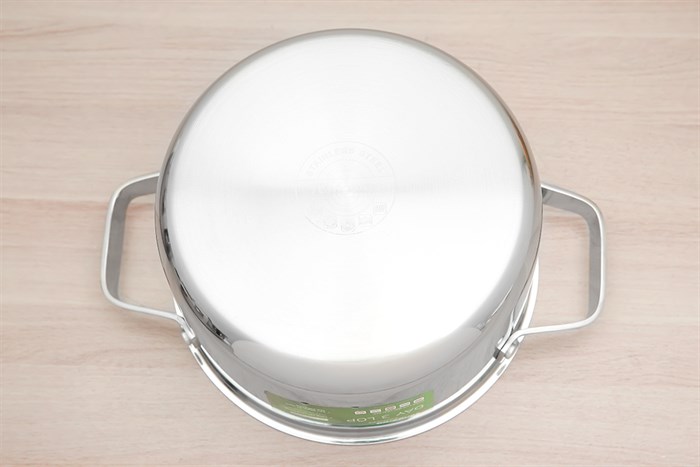 Bộ 3 nồi inox 3 đáy nắp kính Kangaroo KG304IP1 Màu Bạc Inox