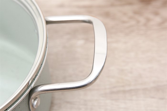 Nồi nhôm chống dính nắp kính 16 cm Delites NCDE006-16 Màu Xanh