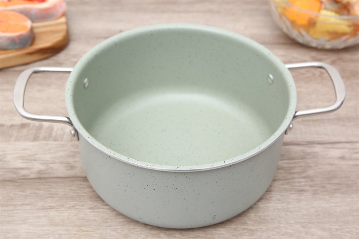 Nồi nhôm chống dính nắp kính 20 cm Delites NCDE007-20 Màu Xanh