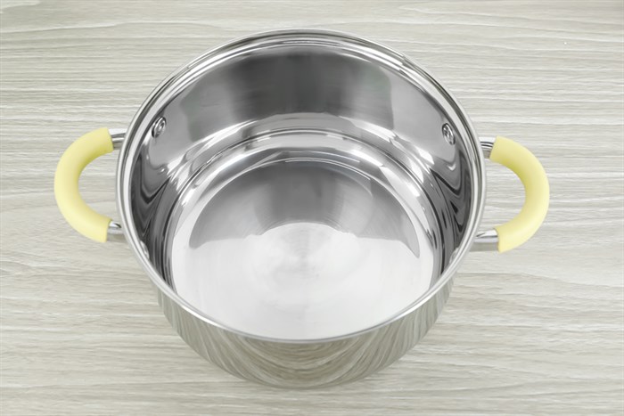 Nồi inox 3 đáy nắp kính 20 cm Delites CW-S042-20A Màu Bạc Inox