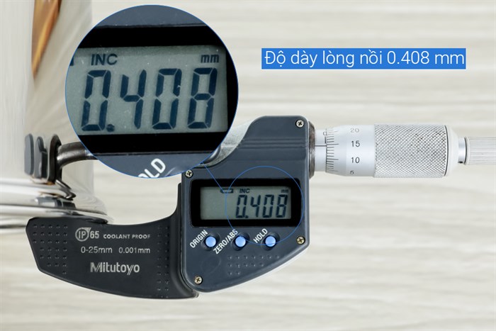 Nồi inox 3 đáy nắp kính 20 cm Delites CW-S042-20A Màu Bạc Inox