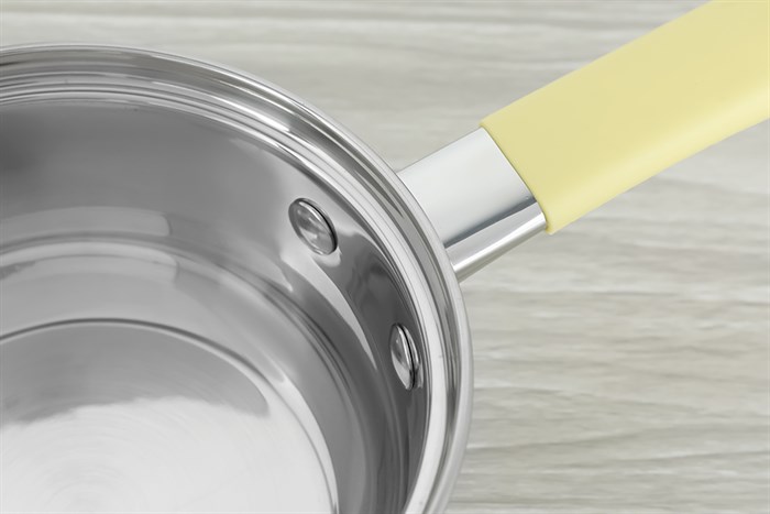 Quánh inox 3 đáy nắp kính 14 cm Delites CW-S001N Màu Bạc Inox